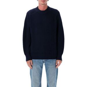 ISABEL MARANT Men's Ribbed Knit Crew Neck Sweater Men MIDNIGHT Sweaters &